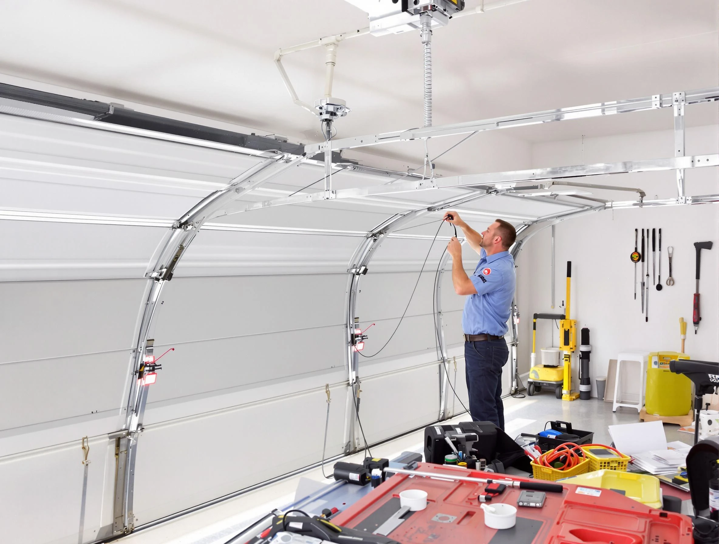Garage door cable repair service by Maple Grove Garage Door Repair in Maple Grove