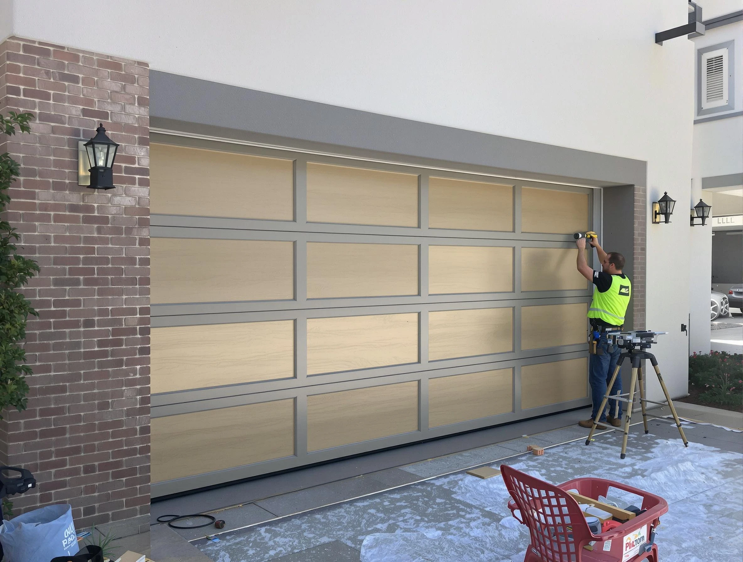 Garage door replacement service by Maple Grove Garage Door Repair in Maple Grove