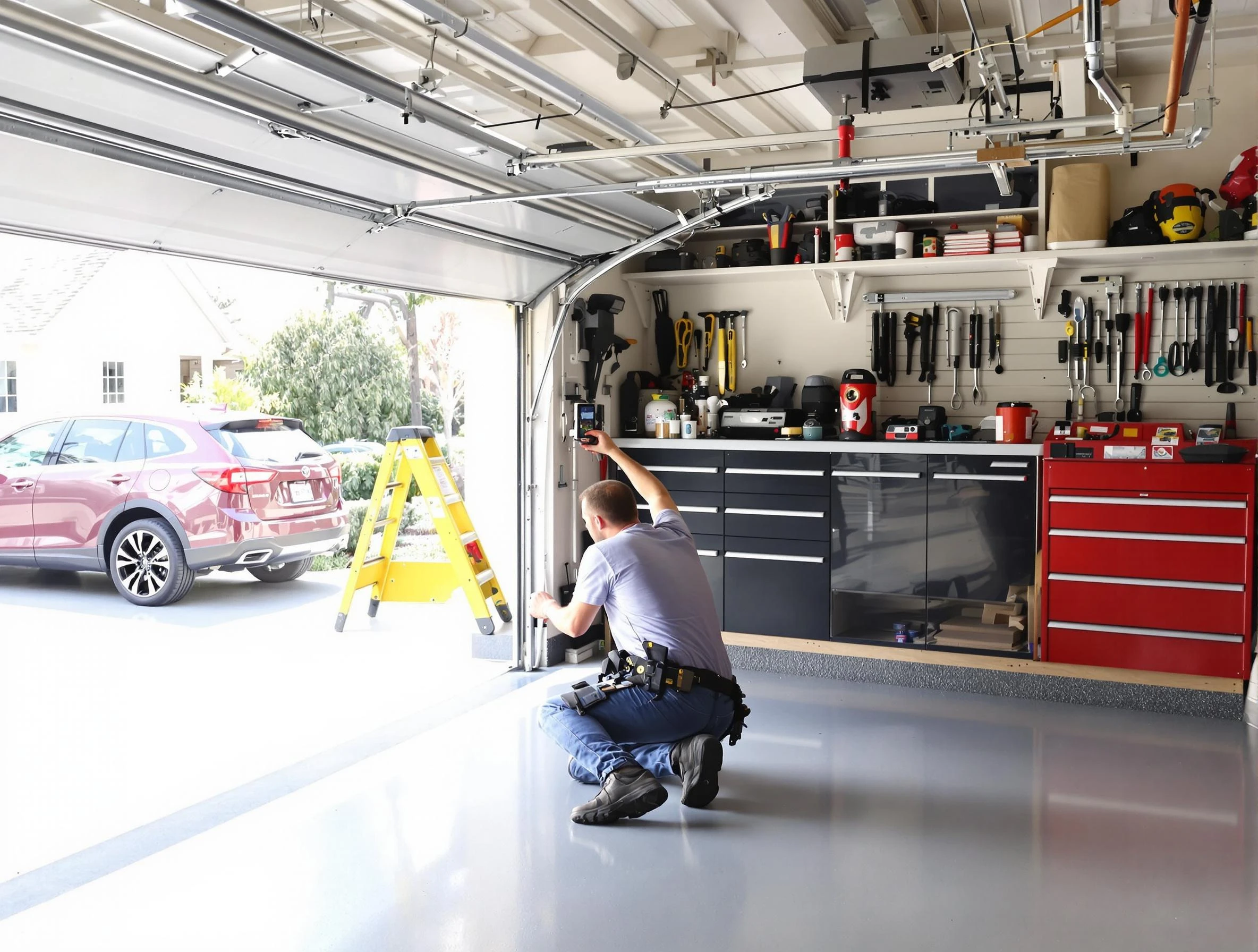Local garage door repair service by Maple Grove Garage Door Repair in Maple Grove